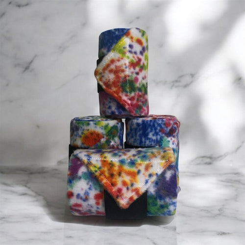 Colorful Paint Splatter Leg Wraps