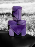 Purple Tie-Dye Leg Wraps